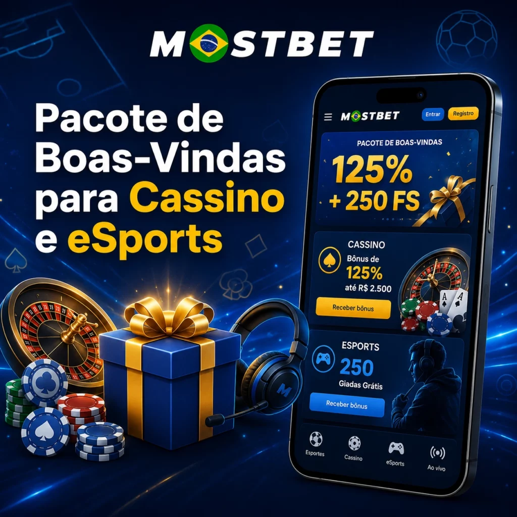 Pacote de Boas-Vindas para Cassino e eSports