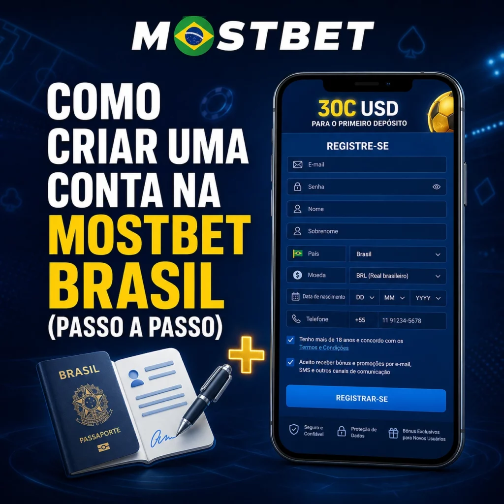Como Criar uma Conta na Mostbet Brasil (Passo a Passo)