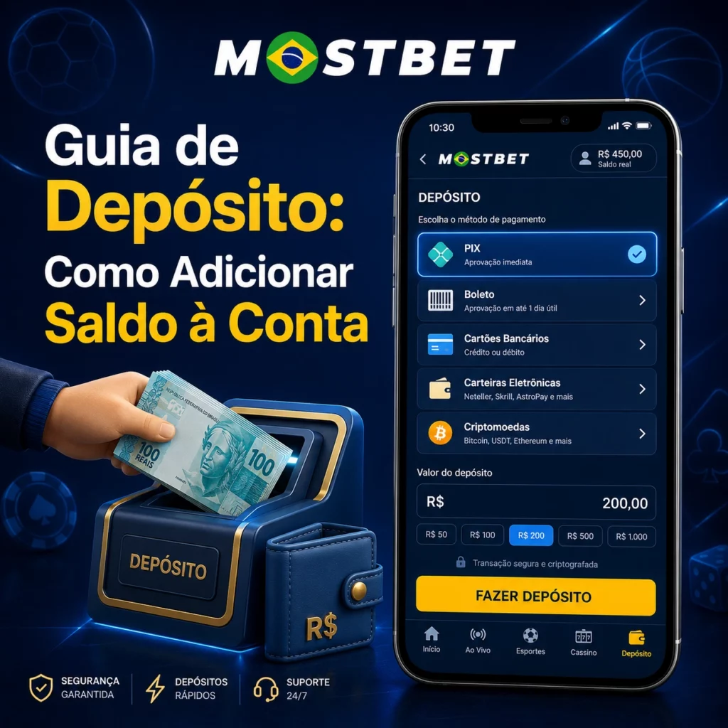 Guia de Depósito: Como Adicionar Saldo à Conta